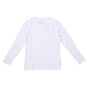 [뱅뱅]여성 브이넥 긴팔 면 티셔츠 NTZ253