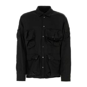 보터 새틴 셔츠 MN4035W109 CRESATBLK