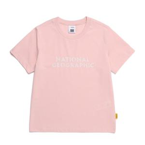 내셔널지오그래픽 N255UTS920 네오디 빅로고 반팔 티셔츠 PINK