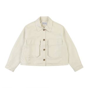 [코데즈컴바인] 빅포켓 카라형 레자 자켓 (CJA-LE502W2)