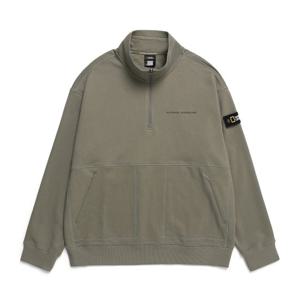 내셔널지오그래픽 N241USW030 피타 하프 집업 맨투맨 KHAKI