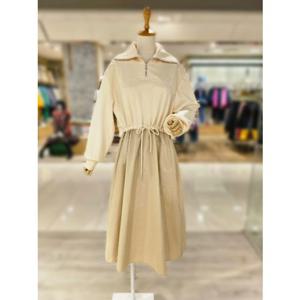 [코데즈컴바인] 다이마루 배색 반오픈 원피스 (CJA-OP511W2)