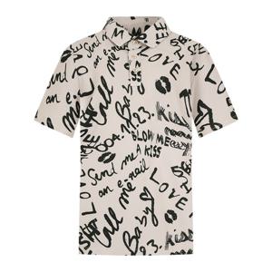 [까스텔바작] 남성 전판 드로잉 레터링 폴로 티셔츠_BGDMTS215BE