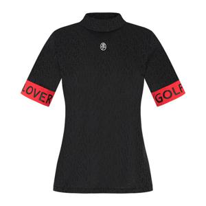 [까스텔바작] 여성 자가드 반목 티셔츠_BGDMTS716BK