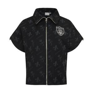 [까스텔바작] 여성 캡슐라인 전판 JQD 반팔 집업_BGDMJP803BK