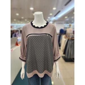 아니베F 세이브존03 아니베F 물결무늬라운드넥블라우스 JEKA43WBL510