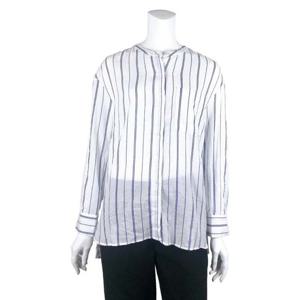 [카이아크만] 칼라 스트라이프 헨리넥 셔츠(KPASH632W0_BL)