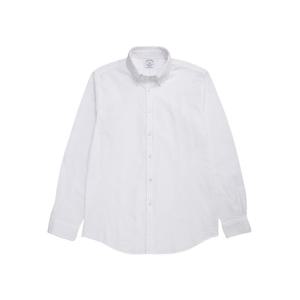 BB_레귤러핏 코튼 시어서커 폴로버튼다운 셔츠 (화이트) (BBTPMF0690AES)