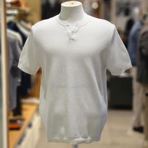 [트레몰로]  TRNBS4M2451_솔리드 헨리넥 워셔블 니트