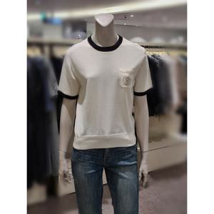 [트리아나][트리아나] 소고 반팔 라운드니트 티셔츠AK2TA19 (P00