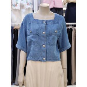 SOUP 세이브존07 여성 스퀘어넥 데님 자켓 OA7DJT0