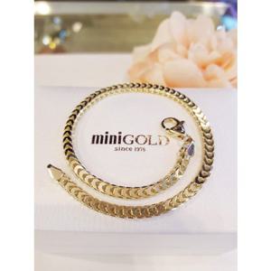 미니골드 14K 아쥬레 체인팔찌 16cm(mal00142)BLEM4078