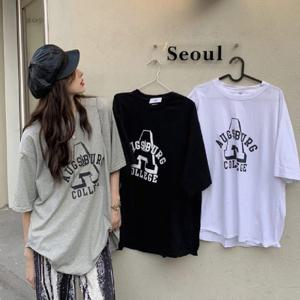 [리빌모아]여성 데일리 반팔 프린팅 티셔츠 SDW-TSH-LLT148