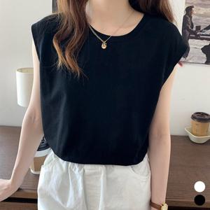 [리빌모아]여자 루즈핏 민소매 티셔츠 SDW-TSH-LM0420