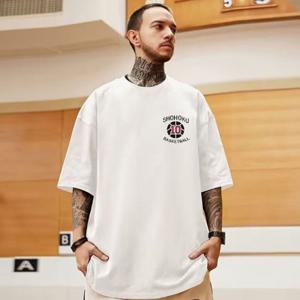 [리빌모아]오버핏 프린팅 반팔 티셔츠 반팔티 DMS4-TSH-SDWSLTBT