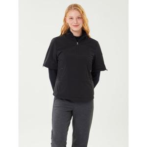 [볼빅어패럴] 여성 골프 허리스트링 반팔 패딩 아노락 점퍼 VLWBO902_BK