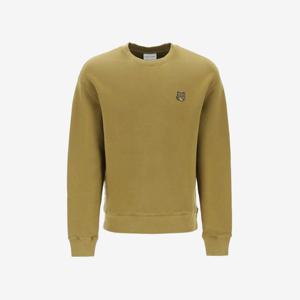 메종키츠네 볼드 맨투맨 카키 그린 남성 MM00316KM0307 P358