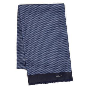 [에스티듀퐁(셔츠)]민트 양면 패턴 실크 넥카프 TE4FM63KS301TMI