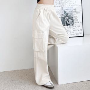 [리빌모아]여자 가을 코튼 카고 스판 밴딩 바지 DJW-PTA-SGSSJT1