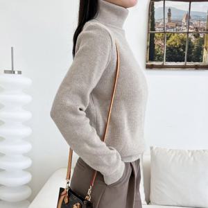 [리빌모아]여자 소프트 캐시미어 폴라 니트 DJW-KNA-SCAT1088-핑