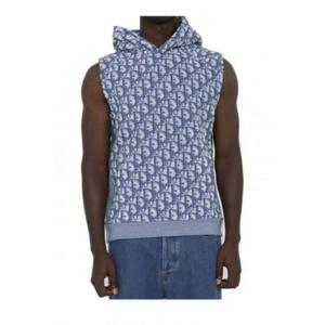 디올 후드 티셔츠 483J647A0907185 BLUE DOM