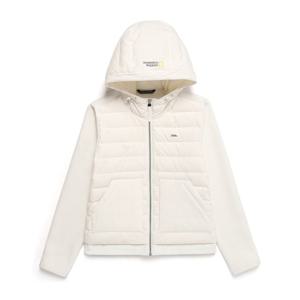 내셔널지오그래픽 N244WFT080 여성 퍼핀 우븐 집업 후드 자켓 IVORY