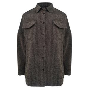 [조순희]헤링본 셔츠형 자켓(FMWJ421)