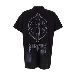 발렌시아가 반팔 티셔츠 787349TQVT19034 BLACK DOM