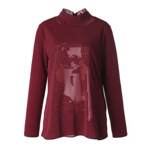 [조순희]반폴라 그래픽 저지 티셔츠(FLFT333)