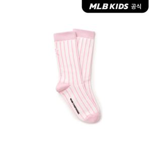 [MLB키즈]바시티 애슬레저 스트라이프 스케이트 양말 NY (L.Pink)7ASOV045N-50PKL