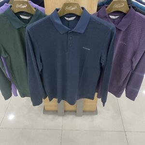 [크로커다일남성]폴리 혼방 기모 자카드 폴로티 CDAAATP3793_JJ