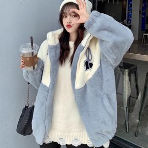 [리빌모아]여자 하트 양털 플리스 집업 자켓 JSW-JKW-SP0000CSL-