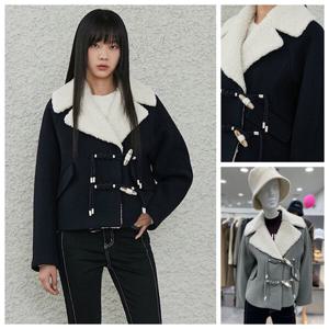 [에고이스트]양털 카라 토글 여밈 루즈핏 자켓( EP4WJ063 )_DG