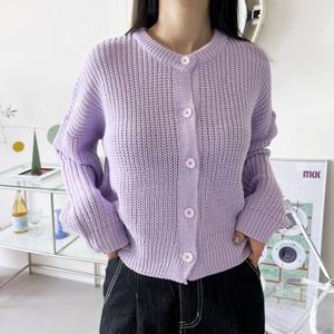 [리빌모아]여자 루즈핏 하찌 니트 가을 가디건 DJW-CA-SCAT1023-