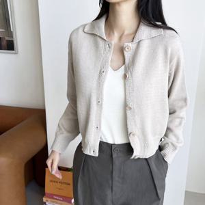 [리빌모아]여자 웨던 카라 니트 가을 가디건 DJW-CA-SCAT1022-아