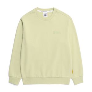 내셔널지오그래픽 N251USW910 폴하스 스몰로고 베이직핏 맨투맨 L/GREEN