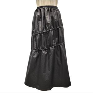 [에이비에프지]셔링 디테일 밴딩 A라인 롱 스커트 APZ1QS31B