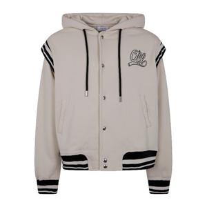 오프화이트 바시티 플리스 봄버 OMEK003S25JER001 0B0B