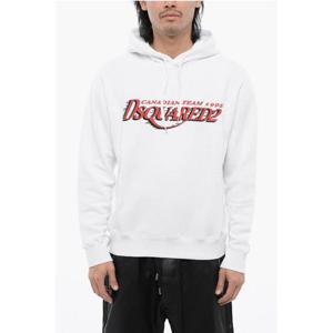 디스퀘어드2 후드 티셔츠 S74GU0782 D25004 100 White