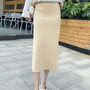 [리빌모아]여자 캐주얼 골지 H라인 밴딩 스커트 DMESW-SKA-STS14