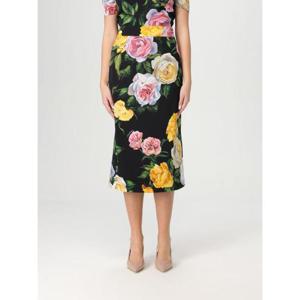 돌체앤가바나 미디 스커트 F4B6UTFSA7B HN5IY Peony