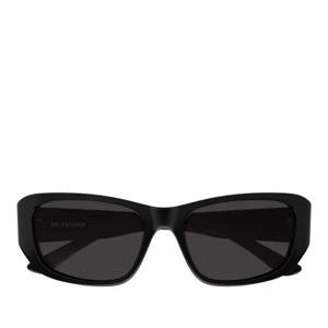 발렌시아가 블랙 블랙 그레이 캣아이 선글라스 BB0365S 001 BLA