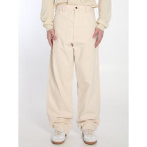 메종마르지엘라 크림 컬러 코튼 카고 진 S50LA0235 M35261 103