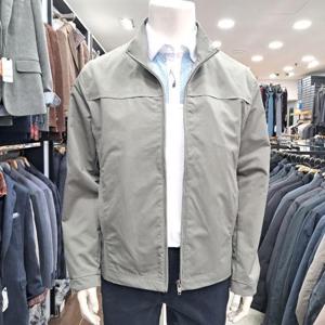 런던포그 HL01 봄 카키 절개 디테일 점퍼 Lofba311