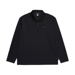 내셔널지오그래픽 N251MPL220 카프 기능성 베이직핏 긴팔 카라티 BLACK