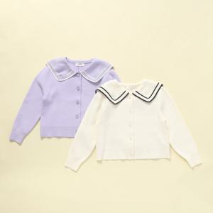 [로엠걸즈(아동)]세일러 카라 니트 가디건RGCK24W1P