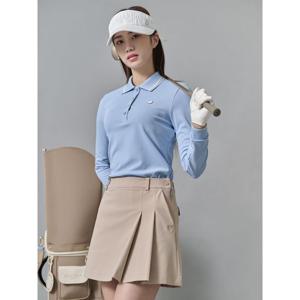 빈폴골프 [Essential] 여성 봄 피케 카라 긴팔 티셔츠 - 스카이 블루 BJ5241A71Q