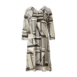 신축성좋고 부드러운 폴리스판 기하나염 여성실내복 잠옷원피스 WGN371W