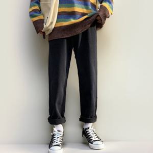 [리빌모아]남자 베이직 롤업 와이드 데님 청바지 DMS-PTA-SISDP2