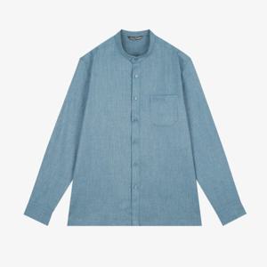 [크로커다일남성]차이나 카라 면터치 폴리 셔츠 CDAAAWS1423_JJ